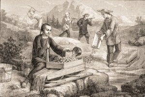 Californische goudzoektocht in de jaren 1860
